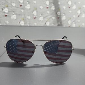 American Flag Aviator Sunglasses